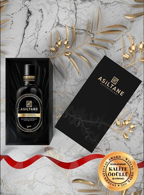Limited Özel Hasat Soğuk Sıkım Zeytinyağı 500 ml Hediye Kutulu