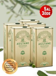 Erken Hasat Soğuk Sıkım Natürel Sızma Zeytinyağı 1L Teneke 5 AL 3 ÖDE