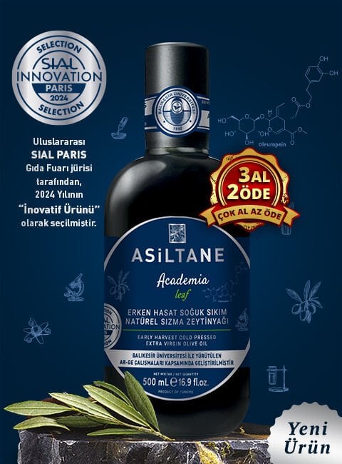 3 AL 2 ÖDE - Academia Leaf Erken Hasat Soğuk Sıkım Natürel Sızma Zeytinyağı 500 ml